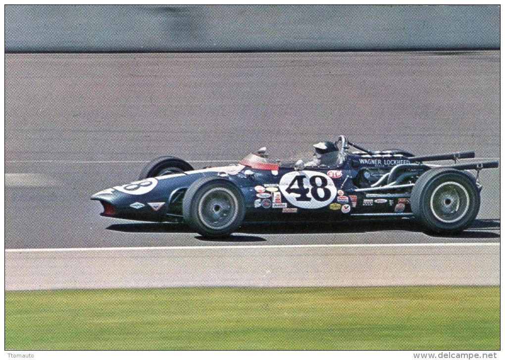 Dan Gurney  -  Eagle-Weslake Wagner Lockheed Special  -  Indianapolis 500 1968  -  CP - IndyCar