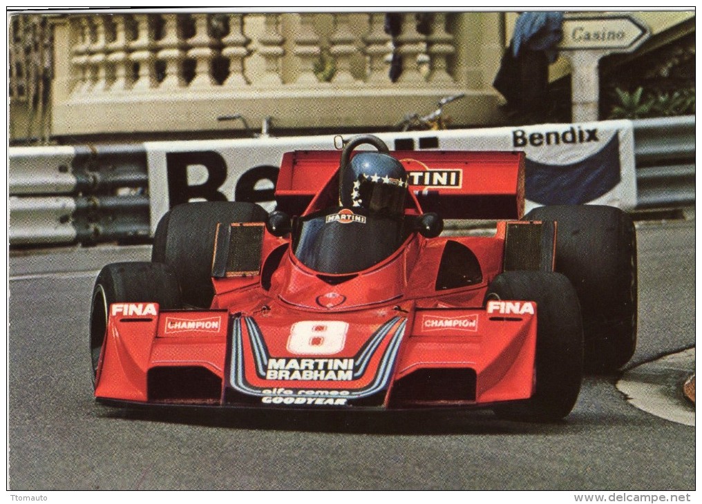 Hans Joachim Stuck  -  Brabham BT45B Alfa F1  -  Monaco Grand Prix 1977  -  CP - Grand Prix / F1