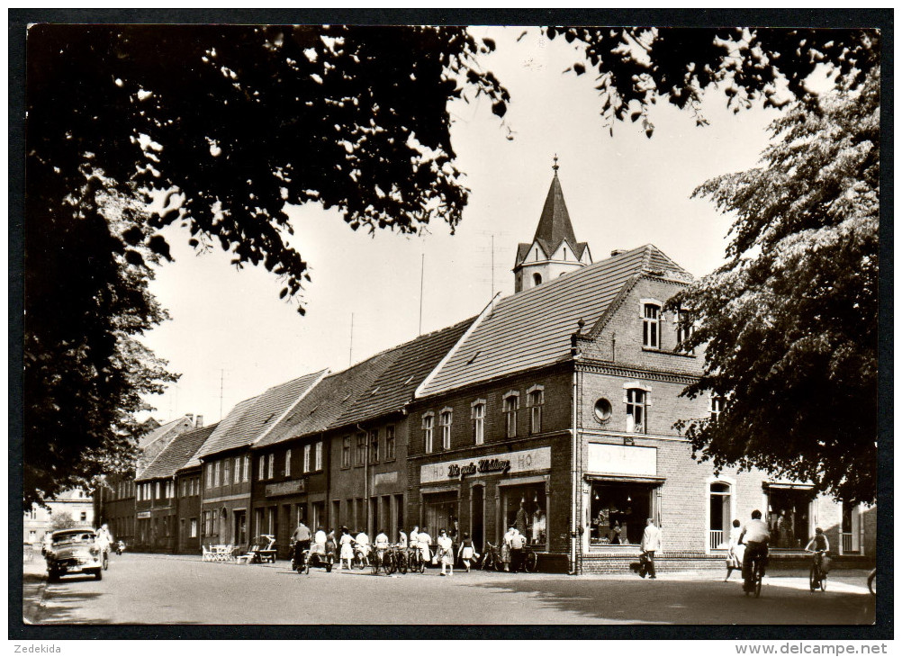 7328 - Alte Foto Ansichtskarte - Jeßnitz Kr. Bitterfeld - Karl Liebknecht Straße - DDR 1982 - N. Gel TOP - Bitterfeld