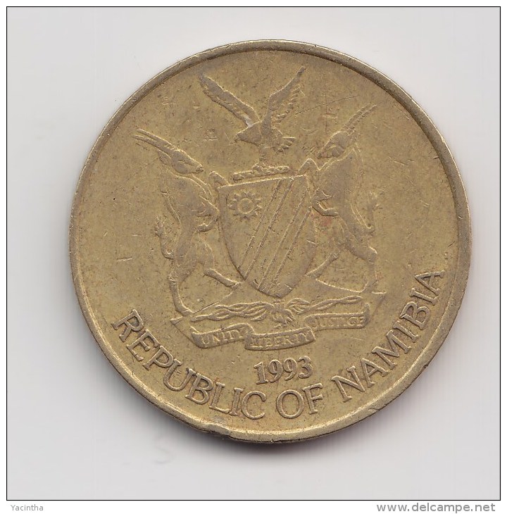 @Y@     Namibië  5 Dollar  1993     (3130) - Namibië