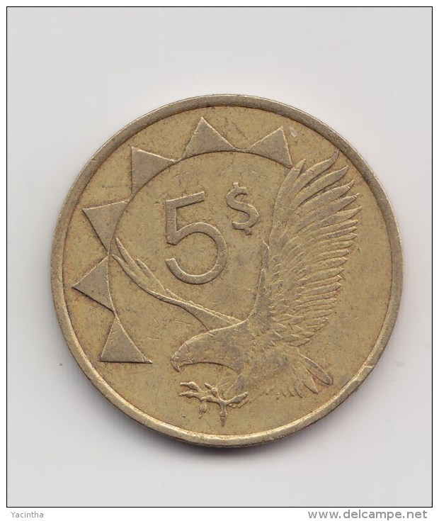 @Y@     Namibië  5 Dollar  1993     (3130) - Namibië