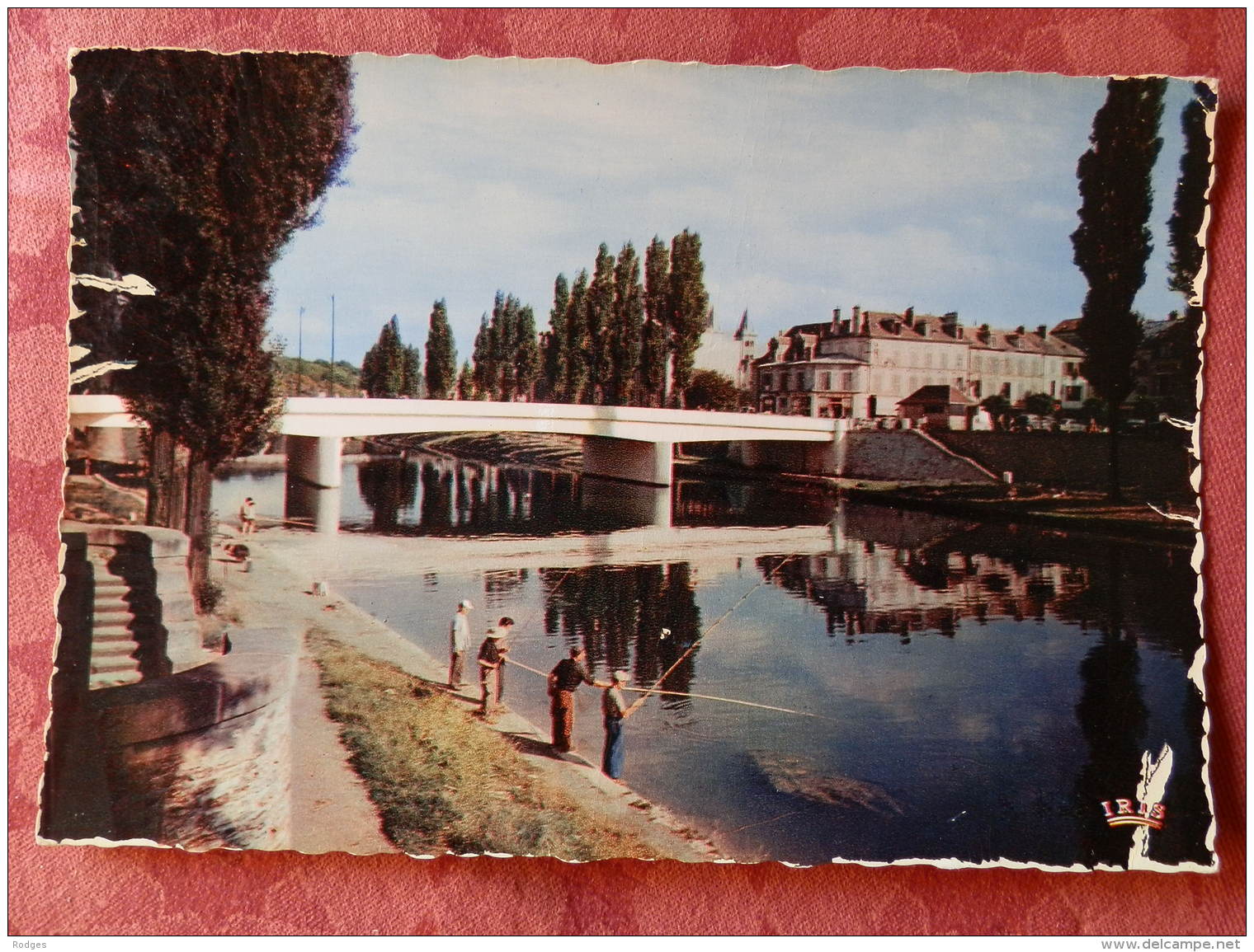 Dep 77 , Cpsm  MELUN , M 1206 , La Seine , Le Pont Jeanne D'Arc Et L'ile Du Quai Pasteur (371) - Melun