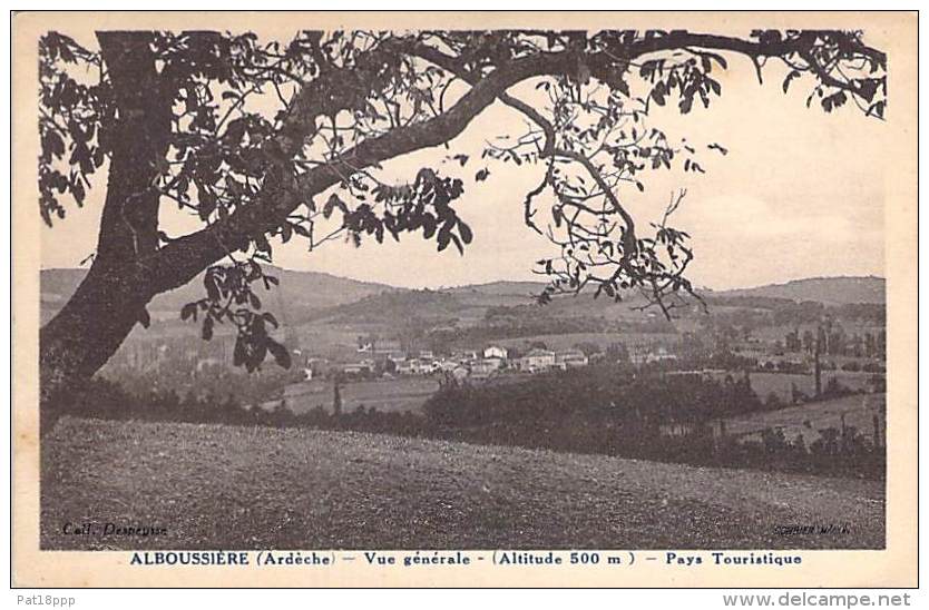 07 - ALBOUSSIERE : Vue Générale  - CPA - Ardèche - Other & Unclassified