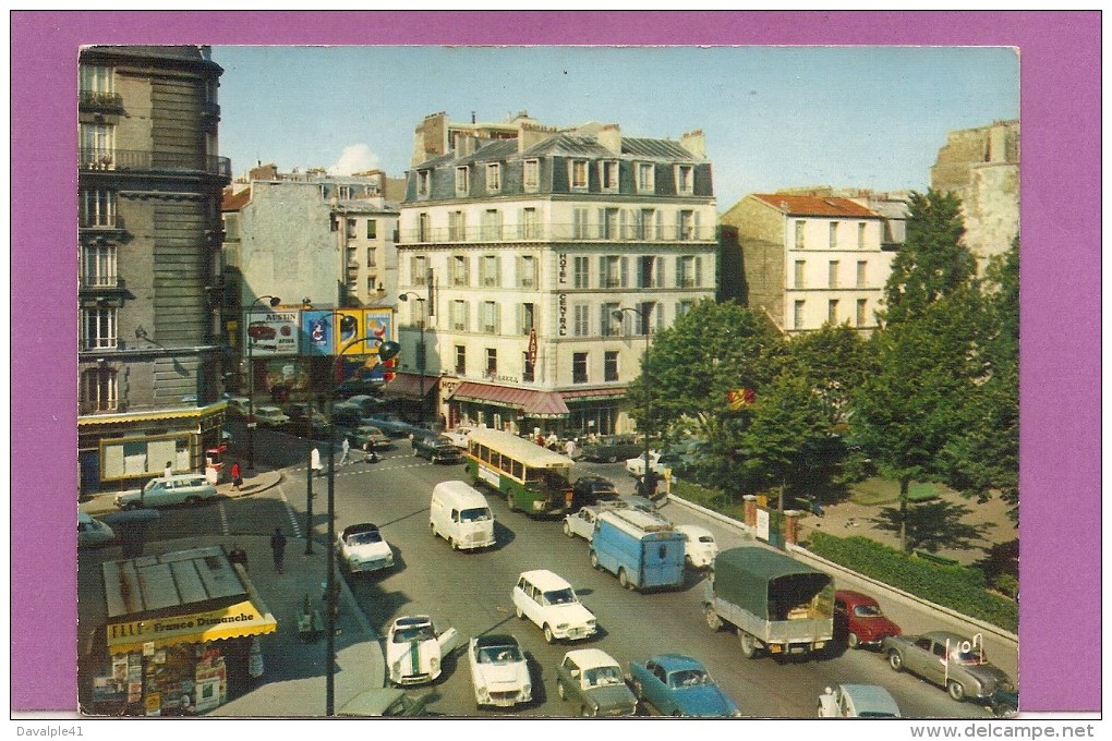 91    NEUILLY  SUR SEINE    PLCE DU GENERAL GOURAUD   VOITURES CAMIONS AUTOBUS       1972   ECRITE   BON ETAT    2 SCANS - Neuilly Sur Seine