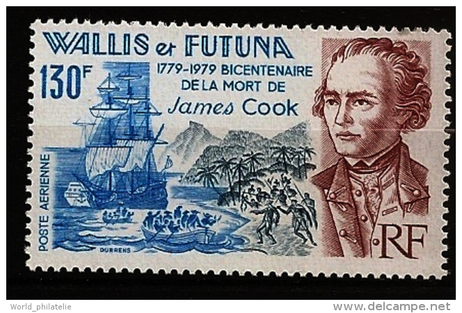 Wallis & Futuna 1979 N° PA 97 ** Capitaine, James Cook, Voilier, Bateau, Navigateur, Antarctique, Explorateur, Indigènes - Unused Stamps