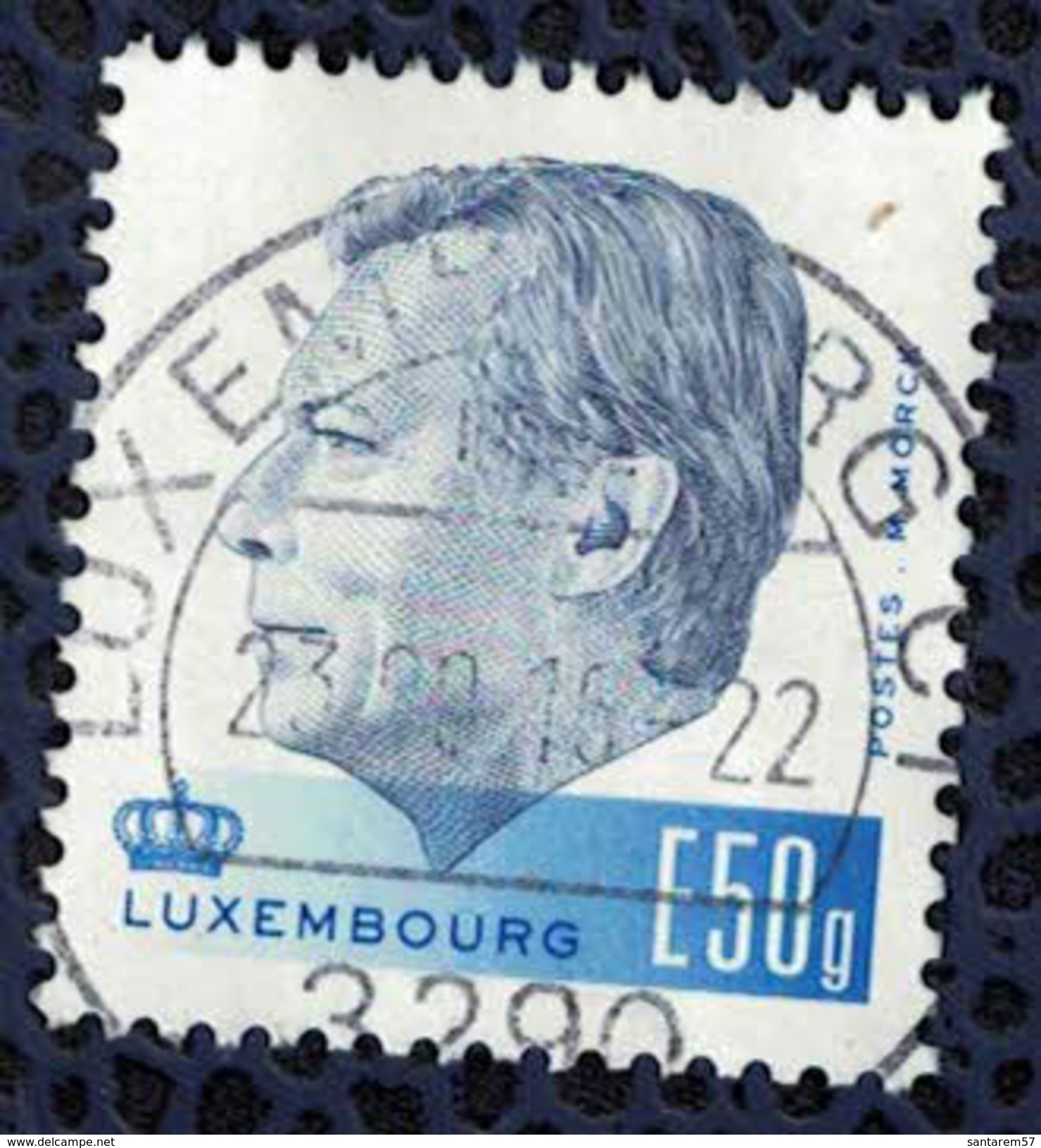 Luxembourg 2015 Oblitéré Rond Used 60è Anniversaire Grand Duc Henri - Oblitérés