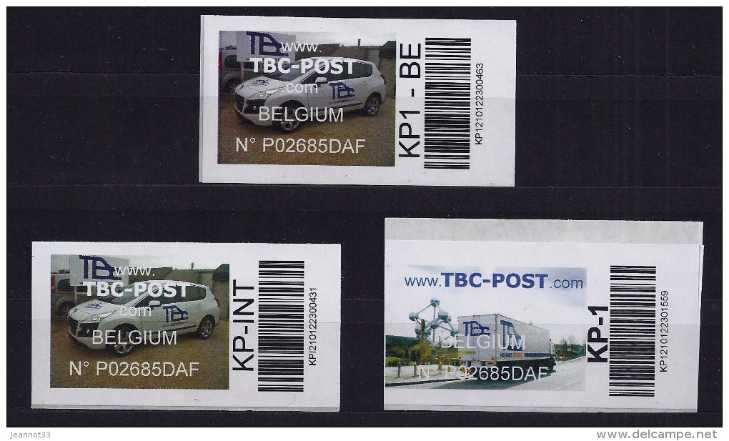 TBC-POST -  KP1/3  -  Cote 100,00 &euro; - Unused Stamps