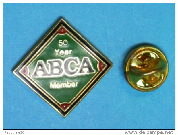 1 PIN'S  //  ** ABCA ** 50 YEAR ** AMERICAN BASEBALL COACHES ASSOCIATION ** - Baseball