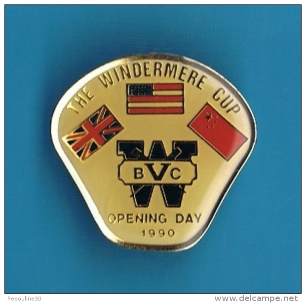 1 PIN'S  //   ** AVIRON ** THE WINDERMERE CUP 1990 ** - Canottaggio