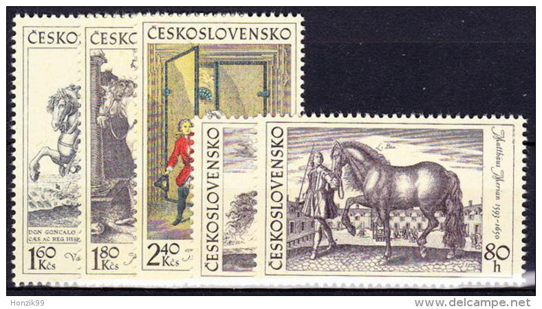 ** Tchécoslovaquie 1969 Mi 1870-4 (Yv 1717-21), (MNH) - Ungebraucht