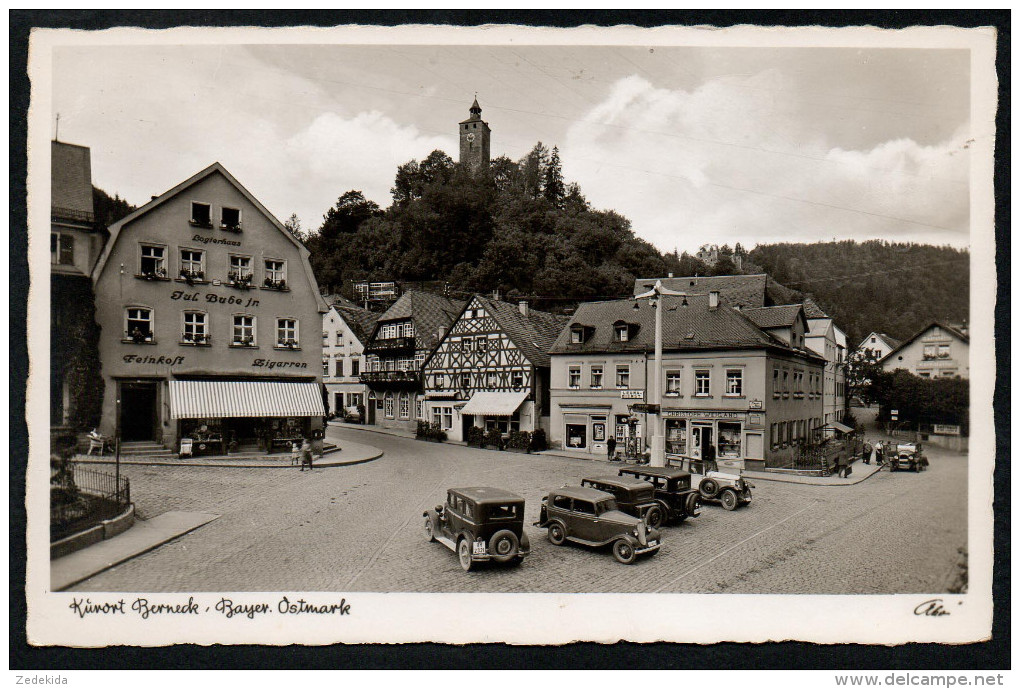 7332 - Alte Foto Ansichtskarte - Berneck Altensteig - Auto Oldtimer - N. Gel - AKO - Kohlbauer - Altensteig