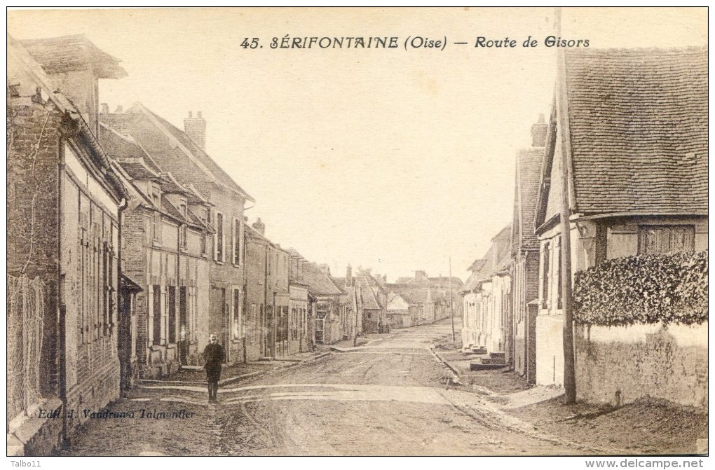 Sérifontaine - Route De Gisors - Autres & Non Classés