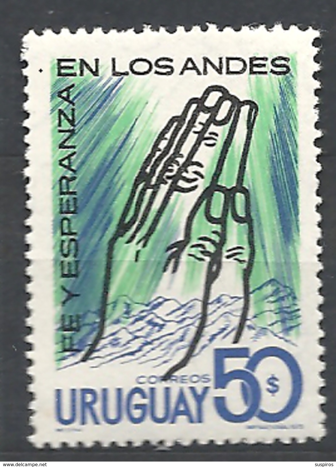 URUGUAY   - 1973 Rescue Of Survivors From Andes Air-crash            MNH - Uruguay