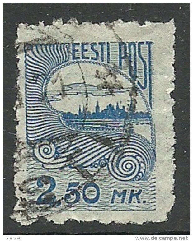 Estland Estonia 1920 Local Postmaster Perforation Postmeister Zähnung Paide Michel 28 O - Estland