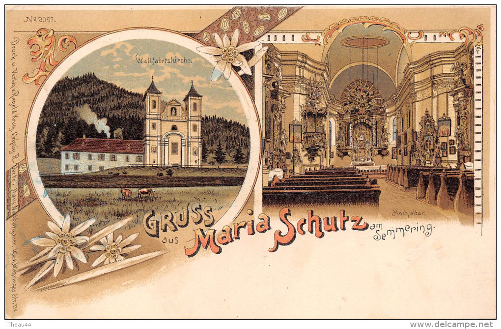 ¤¤  -  AUTRICHE  -  SEMMERING  -  Gruss Aus MARIA SCHUTZ   -  Oblitération   -  ¤¤ - Semmering