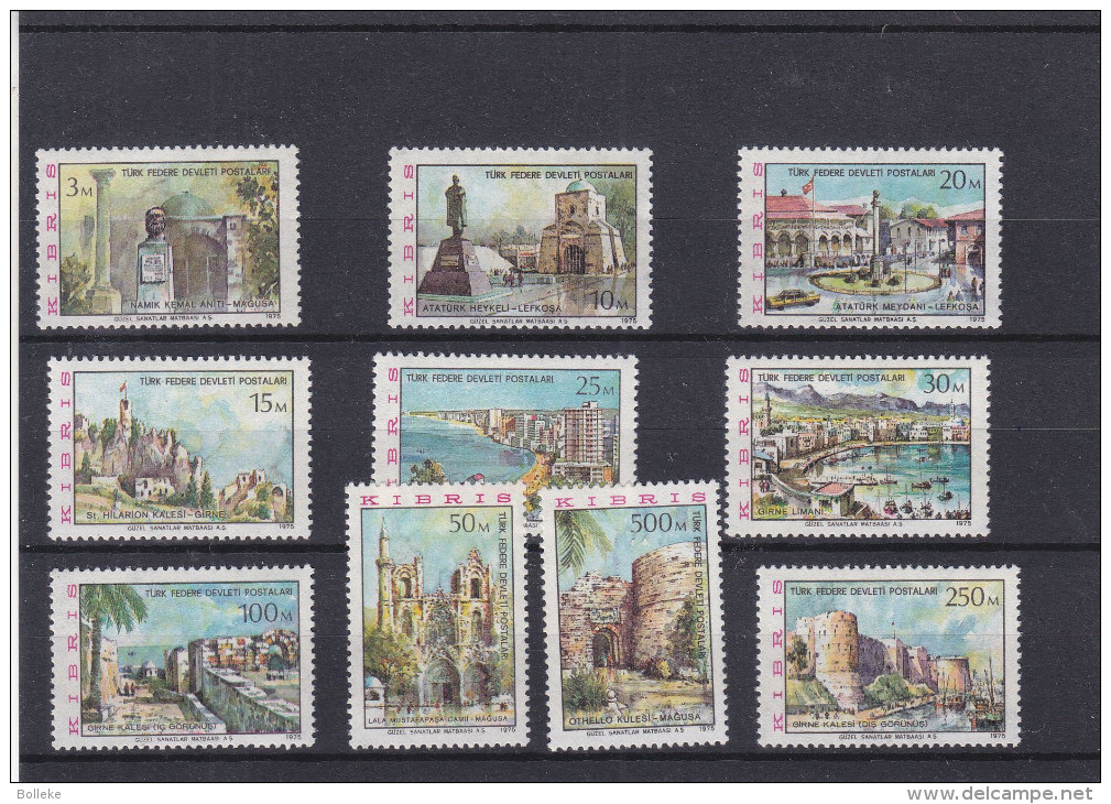 Chypre Turc - Yvert 1 / 10 ** - MNH - Ataturk - Châteaux - Mosquée - Valeur 30 Euros - Unused Stamps