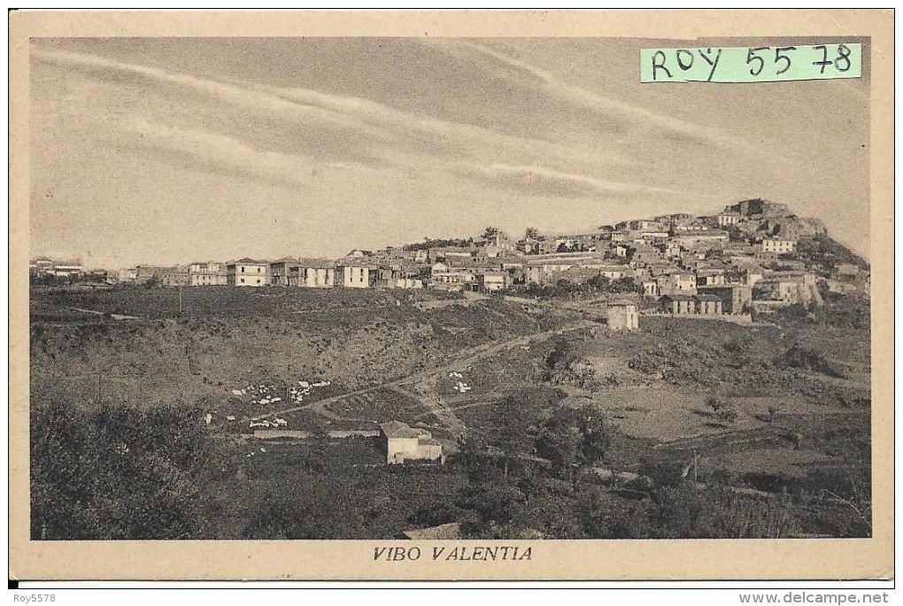 Calabria-vibo Valentia Veduta Panoramica Parte Citta' Vibo Valentia Anni 40/50 - Vibo Valentia