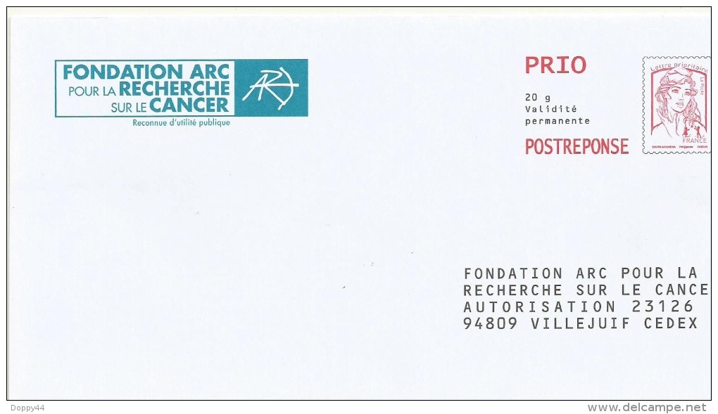 PAP POSTEPONSE FONDATION ARC  THEME RECHERCHE MEDICALE LOT  16P160 - PAP: Antwort/Ciappa-Kavena