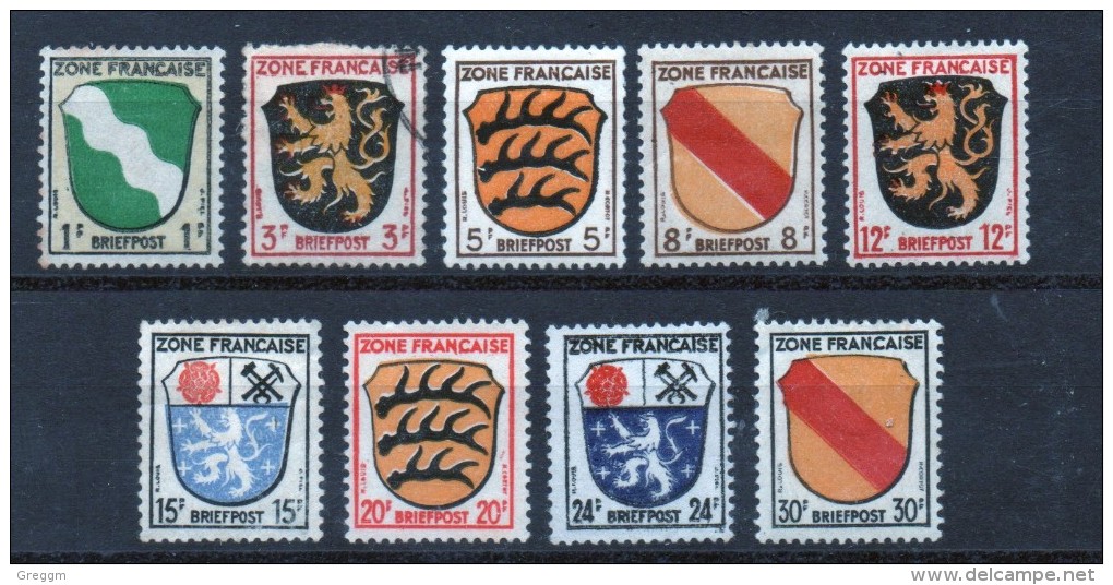 Germany French Zone Selection Of Early Stamps. - Sonstige & Ohne Zuordnung