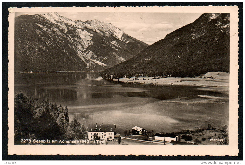 7358 - Alte Foto Ansichtskarte - Seespitz Am Achensee - Gel 1938 - Schöllhorn - Achenseeorte