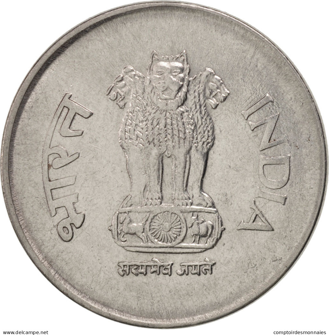 Monnaie, INDIA-REPUBLIC, Rupee, 1998, TTB+, Stainless Steel, KM:92.2 - Inde