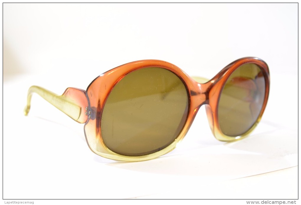 Paire De Lunettes De Soleil Vintage, Années 1950 - 1960 - 1970 Fabrication Française - Sun Glasses