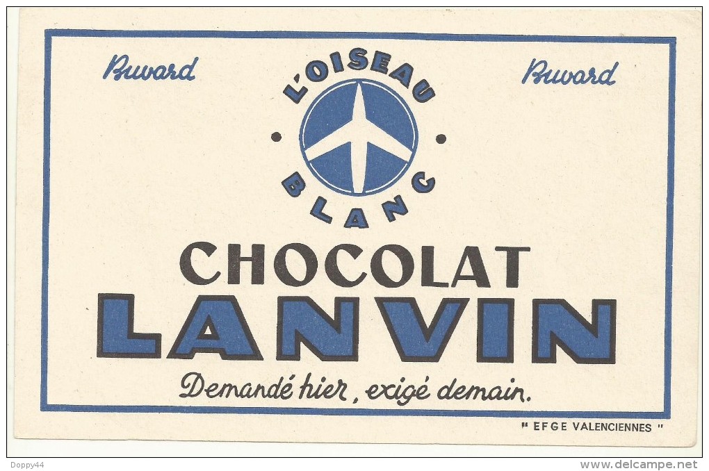 BUVARD NEUF SUPERBE  THEME CHOCOLAT   LANVIN - Chocolat