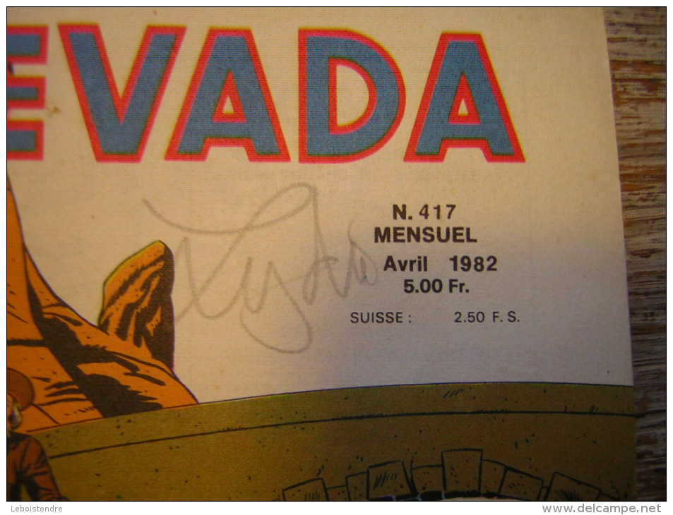 BD PETIT FORMANT NEVADA N° 417 AVRIL 1982 - Nevada