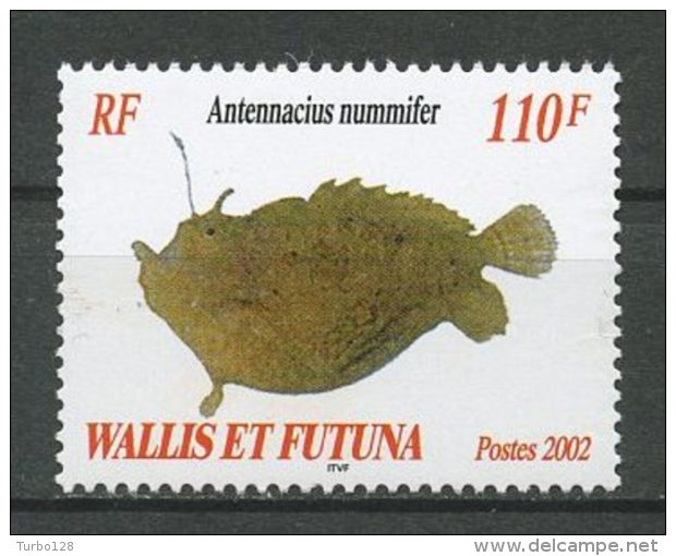 WALLIS FUTUNA 2002 N° 585 ** Neuf = MNH Superbe Cote 3,10 € Poissons Fishes Faune Animaux Fauna - Neufs