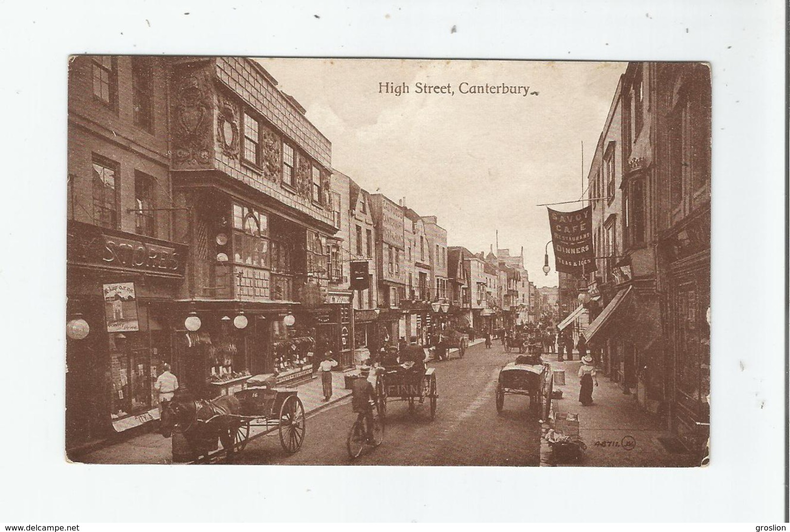HIGH STREET CANTERBURY 1922 - Canterbury