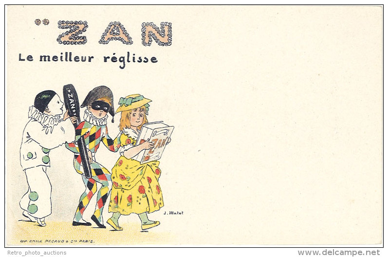 Zan, Le Meilleur Réglisse, Signée Matet - Advertising