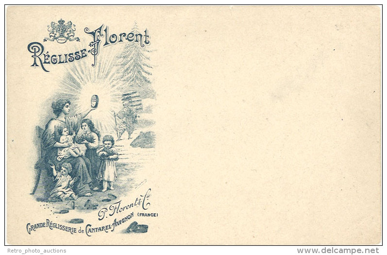 Réglisse Florent, Cantarel, Avignon - Werbepostkarten