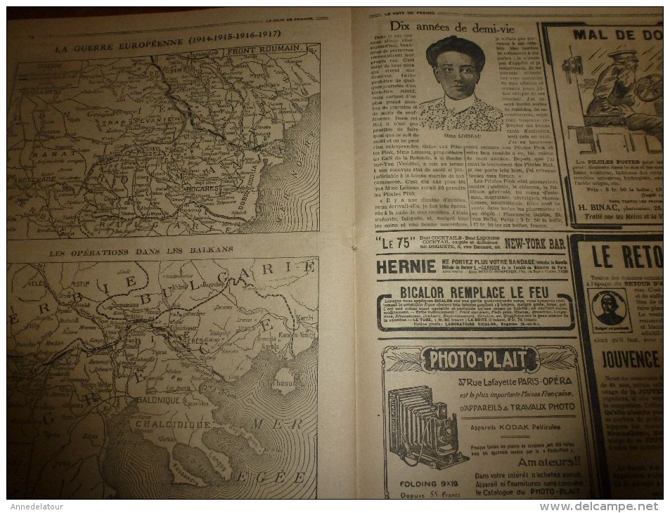 1917 LPDF : Torneo (Finlande);Animaux GIBBS par NAM (chat);Ablaincourt;VERDUN; Indiens et Gurka à Kut-el-Amara;  YSER