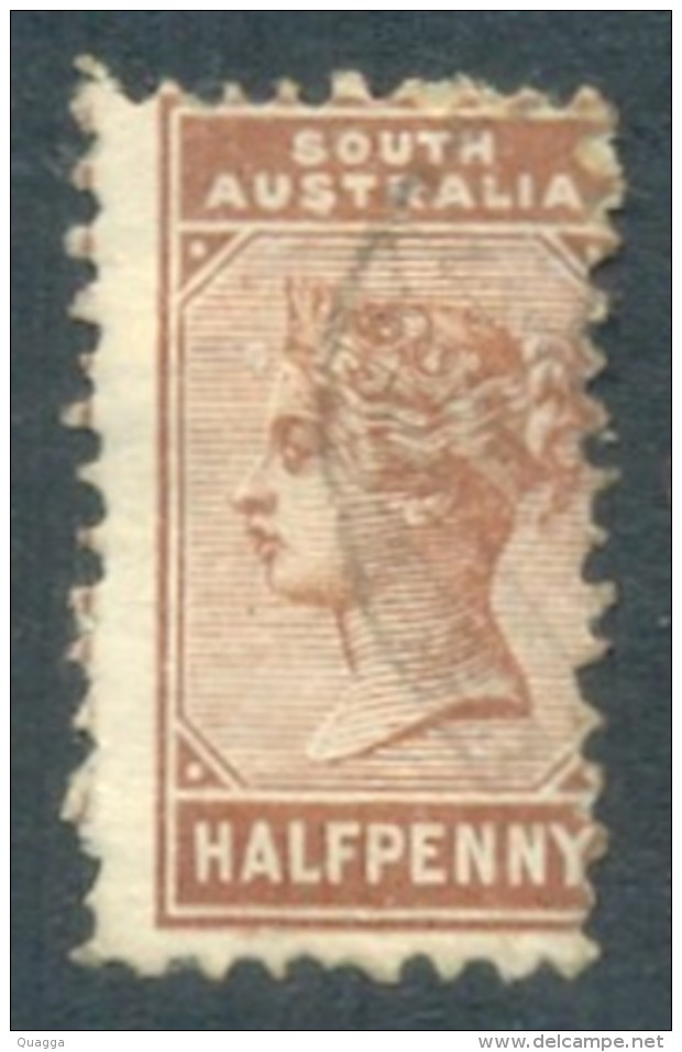 South Australia 1893. ½d Brown (p.15). SG 188. - Used Stamps