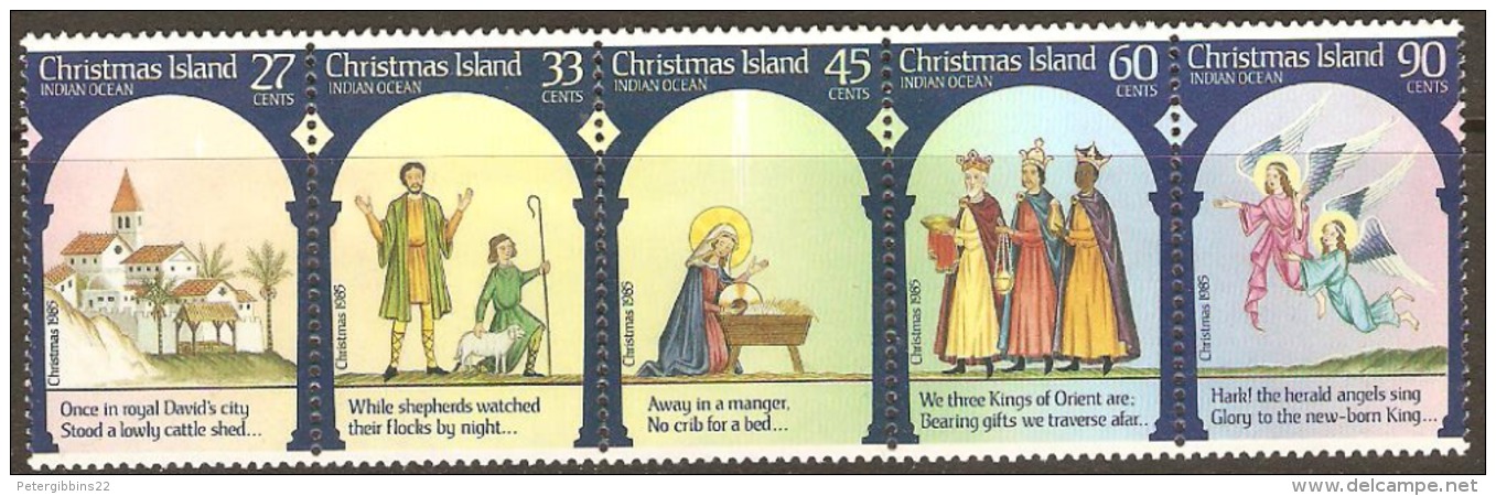 Christmas Islands 1985 SG 207-11 Christmas  Unmounted Mint - Christmas Island