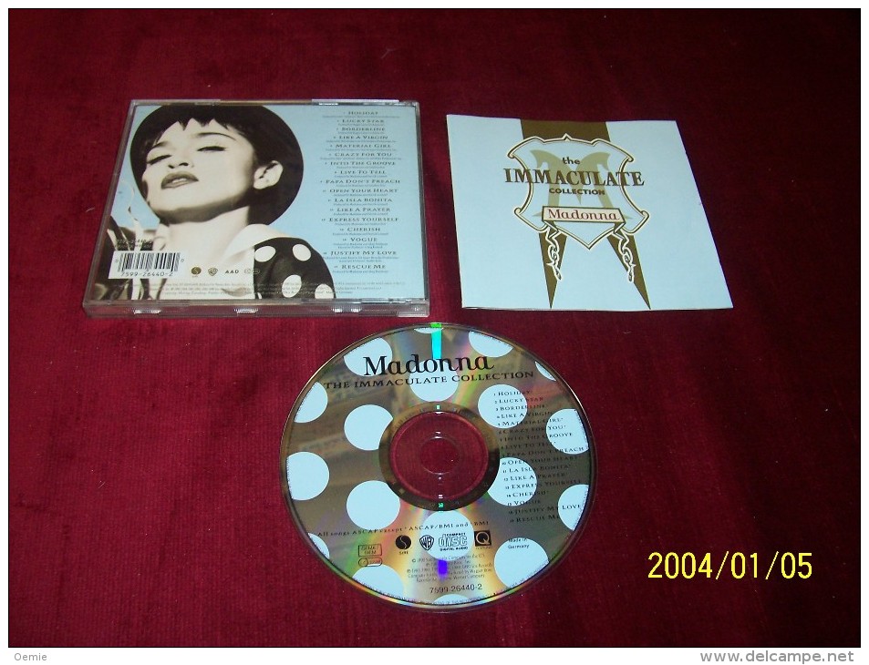 MADONNA  ° THE IMMACULATE COLLECTION  17 TITRES - Other - English Music