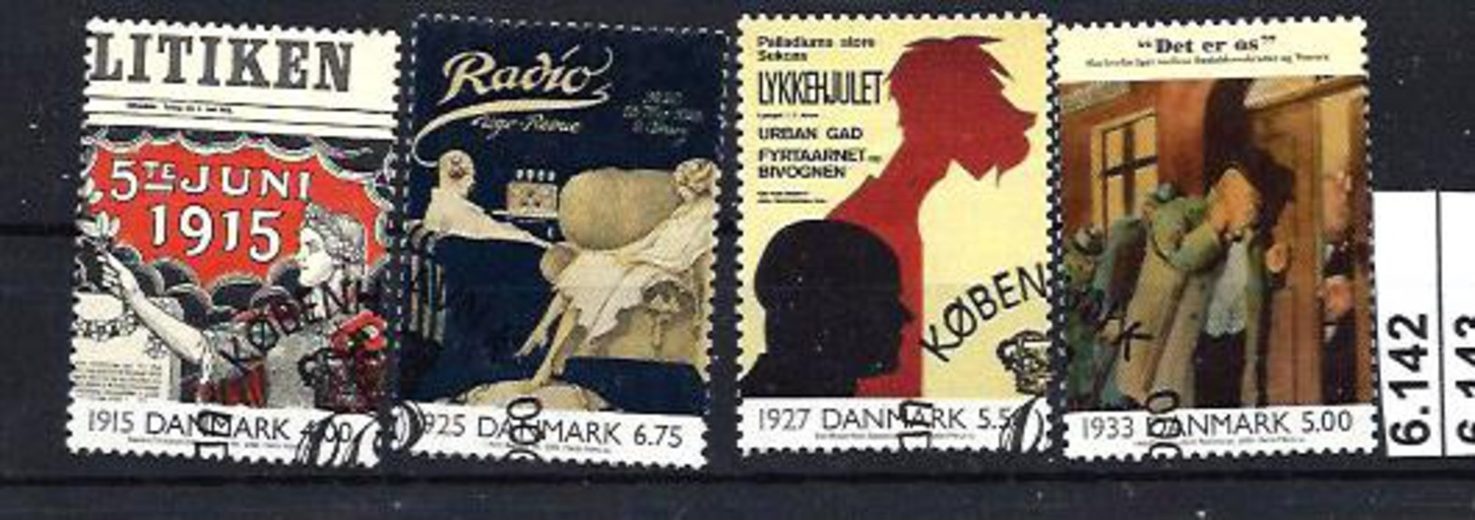 6142 ##    Dk  2000 O/ Used Mit SST  Nr. 1248/51 -  Ich Gebe 30% Sofortrabatt - Used Stamps