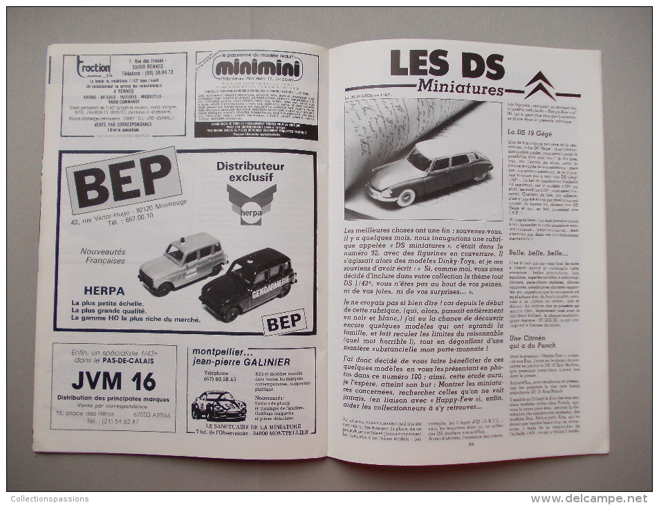 - MINIS. La Revue Des Collectionneurs De Miniatures. N°100 - Mini Cooper, J.R.D, Berliet T100, Ds, Alpine - - Magazines