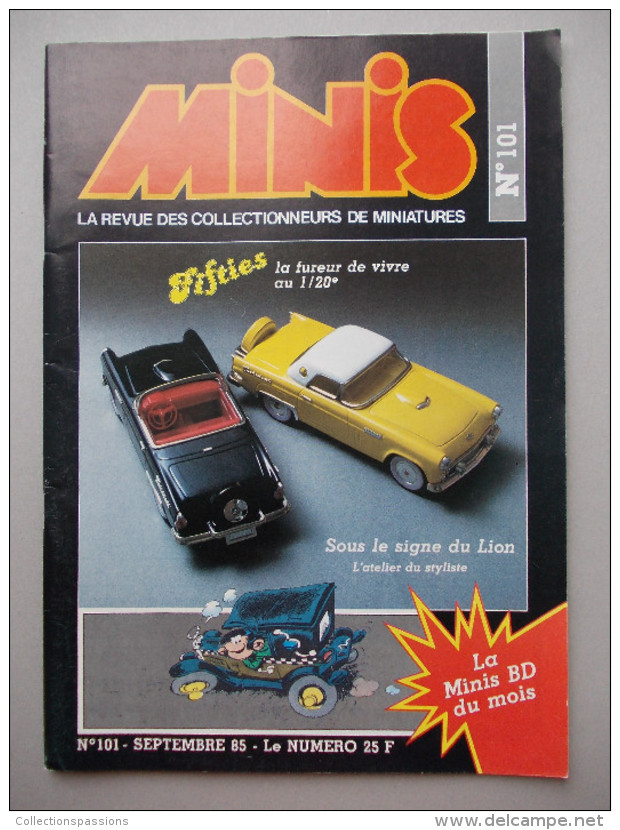 - MINIS. La Revue Des Collectionneurs De Miniatures. N°101 - Suzuki GSX 750, Fifties, Peugeot, L'Abrams M1 - - Revues