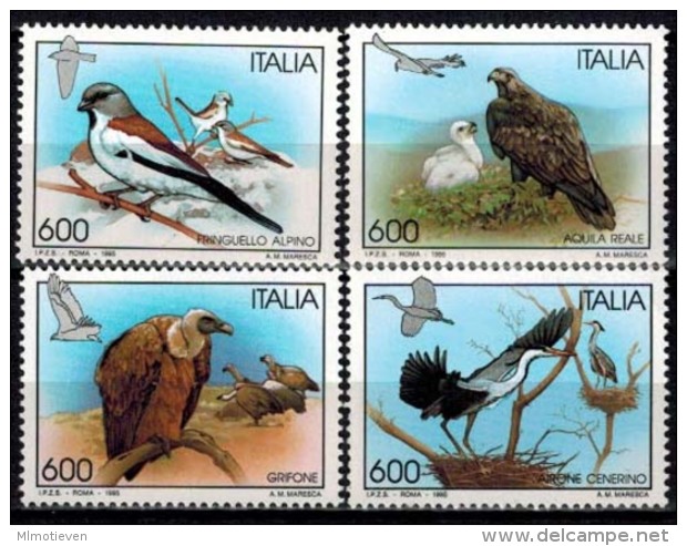 MDB-BK25-107 MINT ¤ ITALIA 1995 4w In Serie  ¤ OISEAUX - BIRDS - VÖGEL - BIRDS OF THE WORLD - - Sperlingsvögel & Singvögel