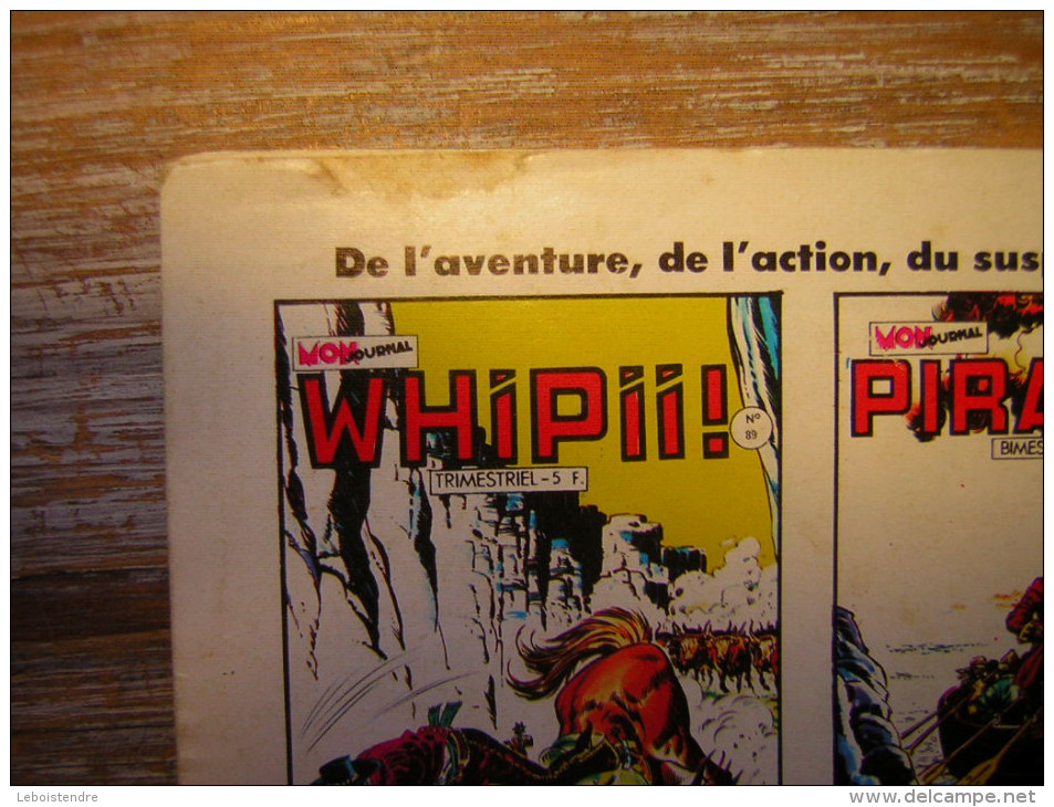 BD PETIT FORMANT MON JOURNAL APACHES N° 88 JANVIER 1982