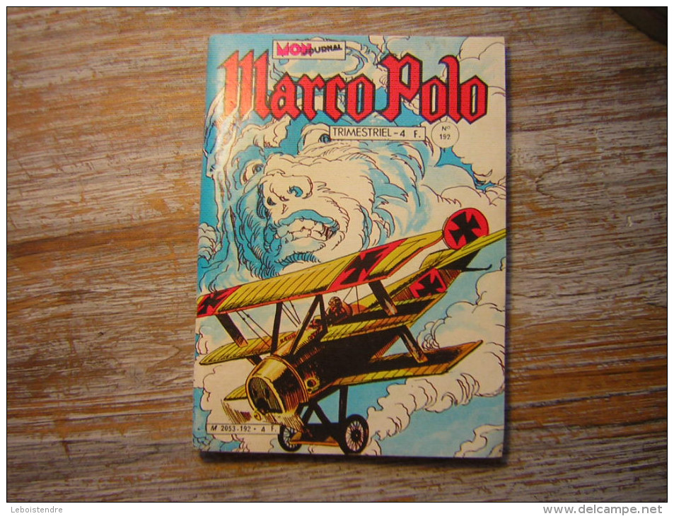 BD PETIT FORMANT MON JOURNAL MARCO POLO N° 192 DECEMBRE 1981 - Marco-Polo
