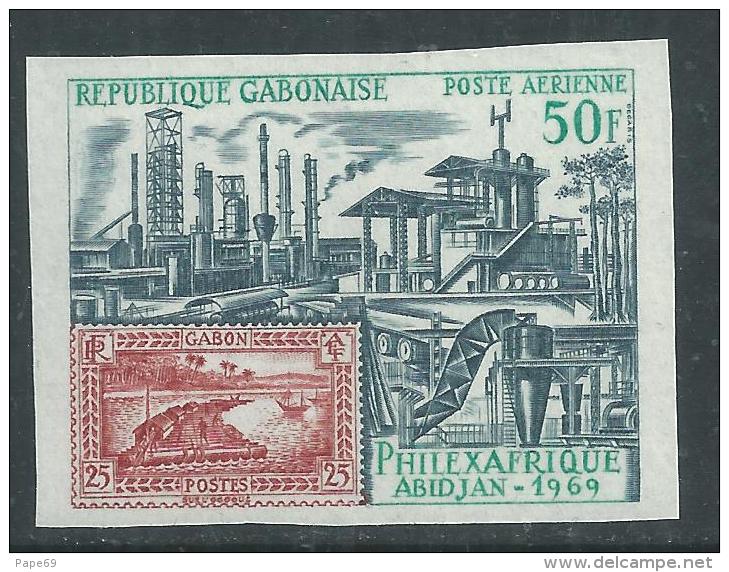 Gabon PA N° 84 Nd XX Exposition Philatélique Philexafrique, Non Dentelé, Sans Charnière, TB - Gabun (1960-...)