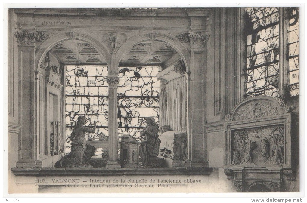 76 - VALMONT - Intérieur De La Chapelle De L'ancienne Abbaye - Retable De L'Autel - Valmont