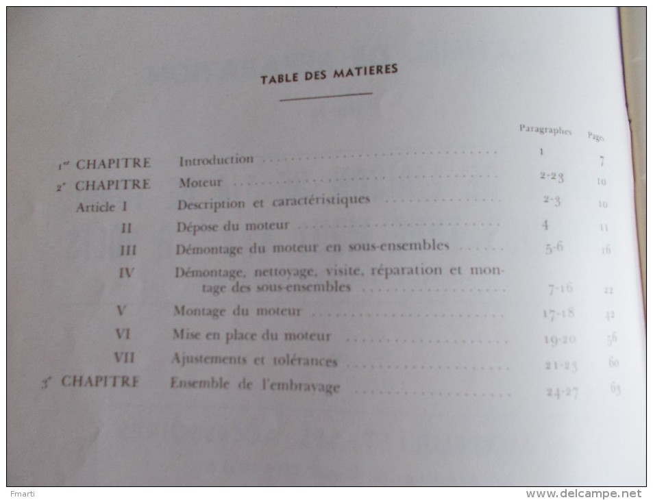 Manuel De Réparation De La Voiture De Liaison De 1/4 Tonne Hotchkiss Type M201 4X4 6 Volts - Manuels De Réparation