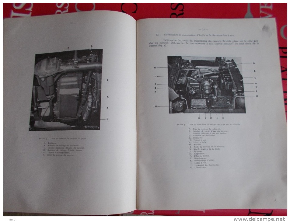 Manuel De Réparation De La Voiture De Liaison De 1/4 Tonne Hotchkiss Type M201 4X4 6 Volts - Manuels De Réparation