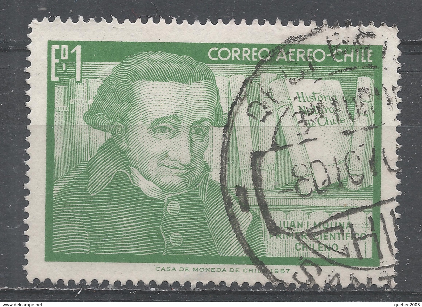 Chile 1968. Scott #C282 (U) Juan I. Molina Educator And Scientist *Complete Issue* - Chili