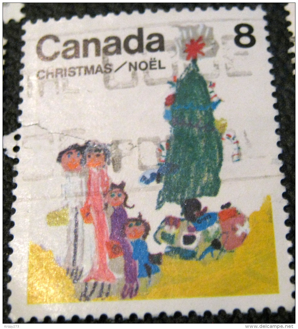 Canada 1975 Christmas - Children's Drawings 8c - Used - Oblitérés