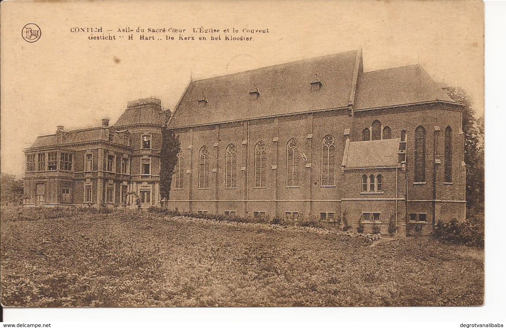 KONTICH: Gesticht H. Hart   De Kerk En Het Klooster - Kontich