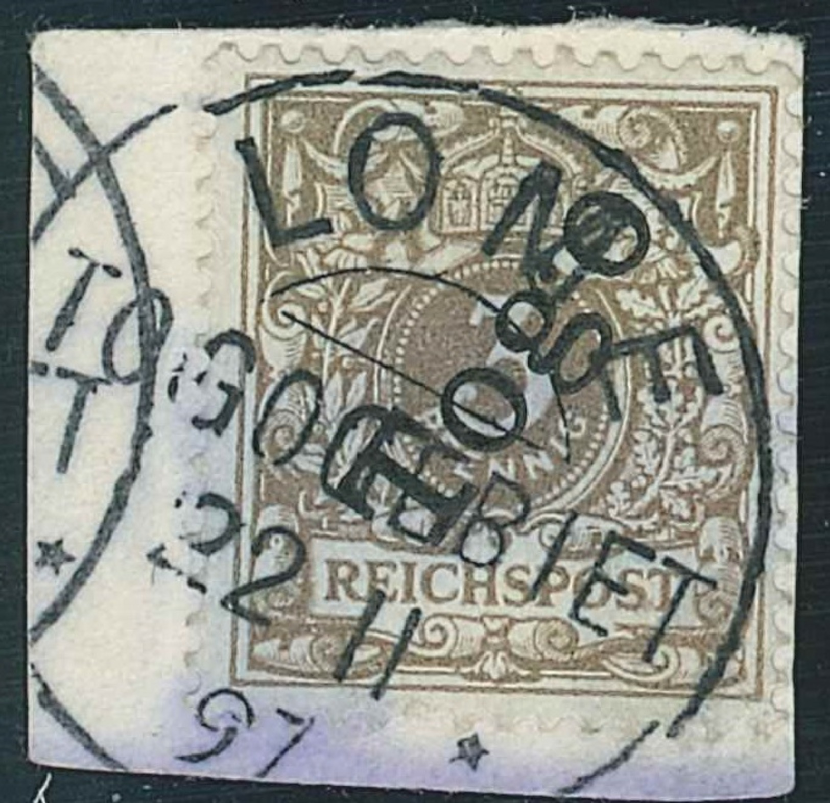 D Kolonien Togo Mi 1 D (O), 3 Pfg. Krone/Adler Mit Aufdruck Gestempelt - Togo